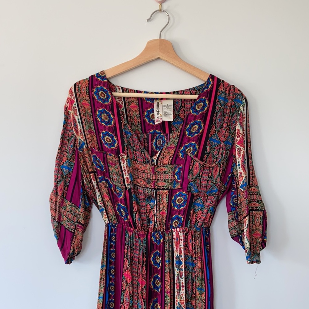 Bohemian Print Dress